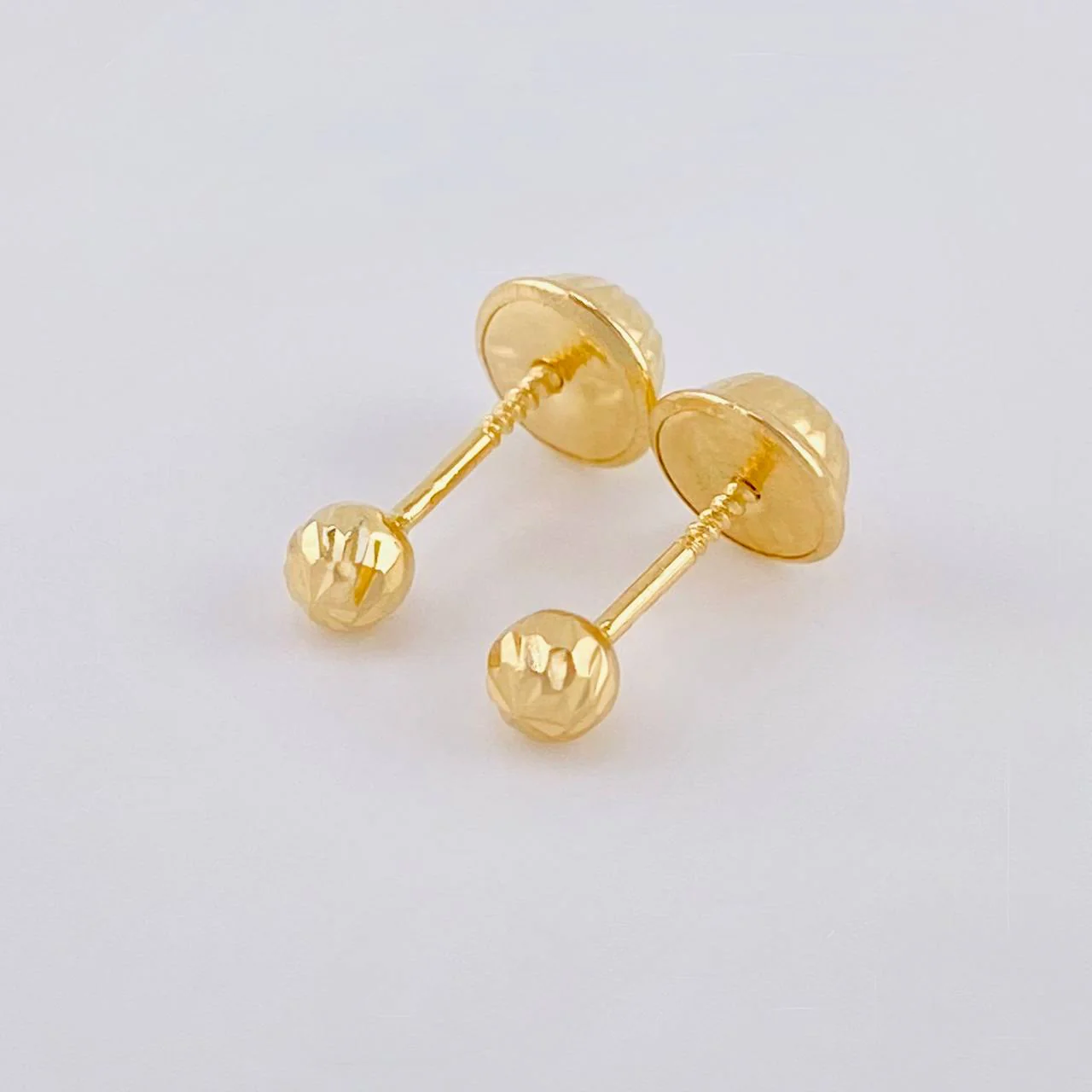 Topos Bola Diamantada 0.4 g / 3 mm Oro Amarillo 18K - Image 3