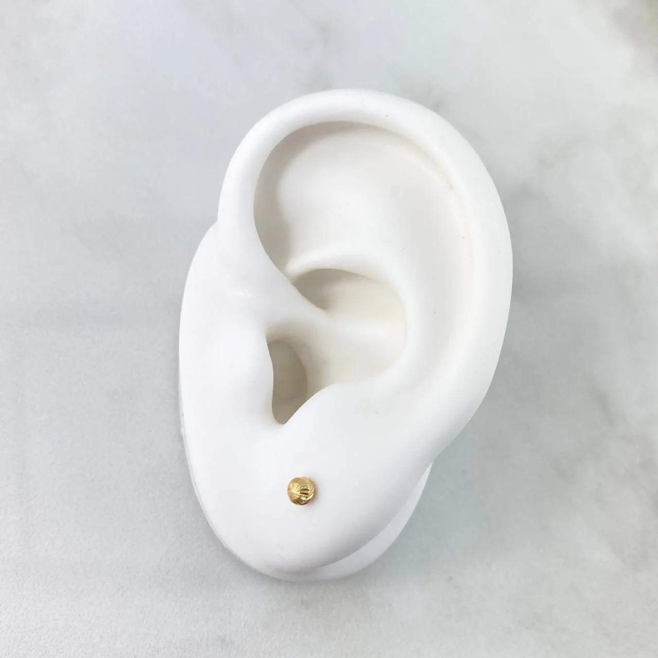 Topos Bola Diamantada 0.4 g / 3 mm Oro Amarillo 18K - Image 3