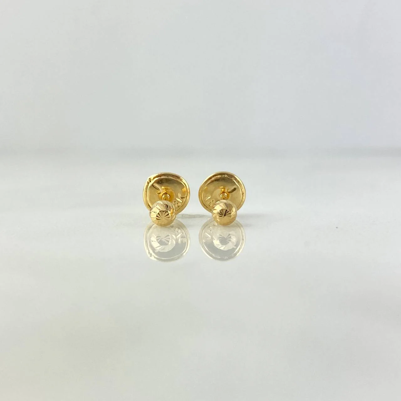 Topos Bola Diamantada 0.4 g / 3 mm Oro Amarillo 18K