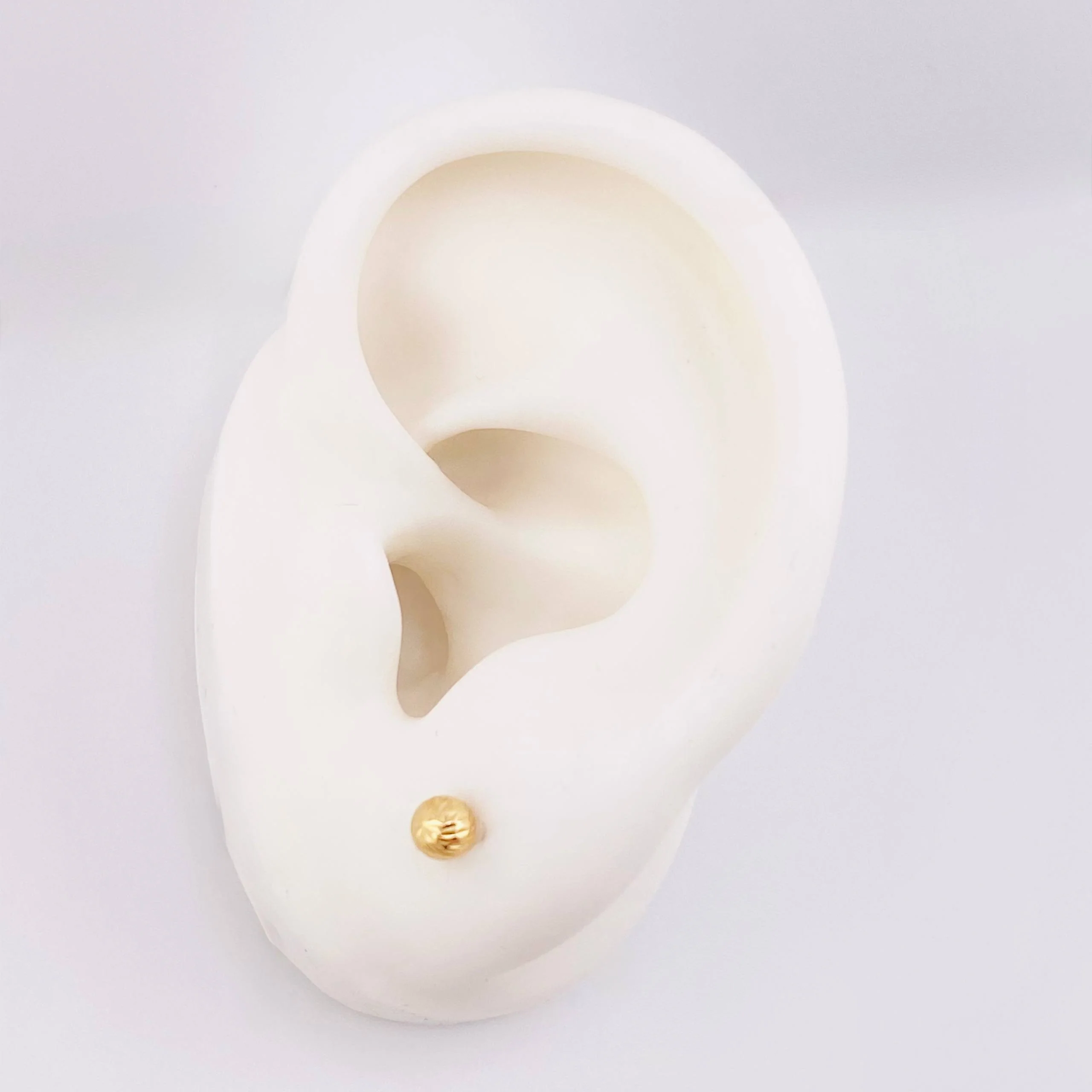 Topos Bola Diamantada 0.5 g / 4 mm Oro Amarillo 18K - Image 4