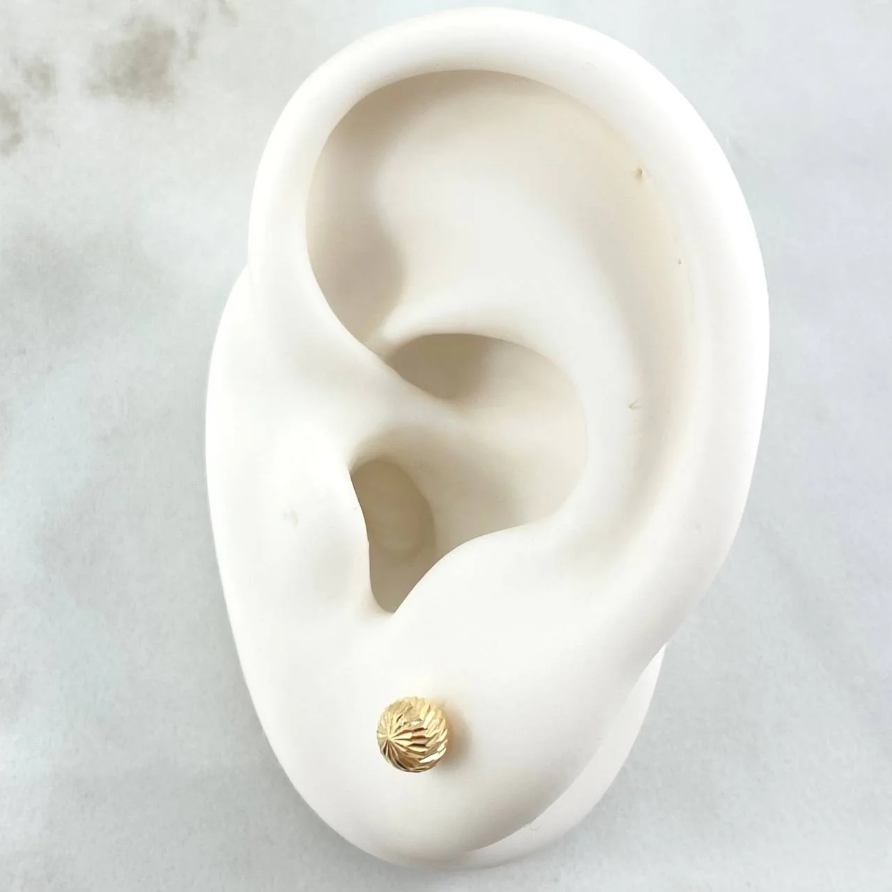 Topos Bola Diamantada 0.6 g / 5 mm Oro Amarillo 18K - Image 3