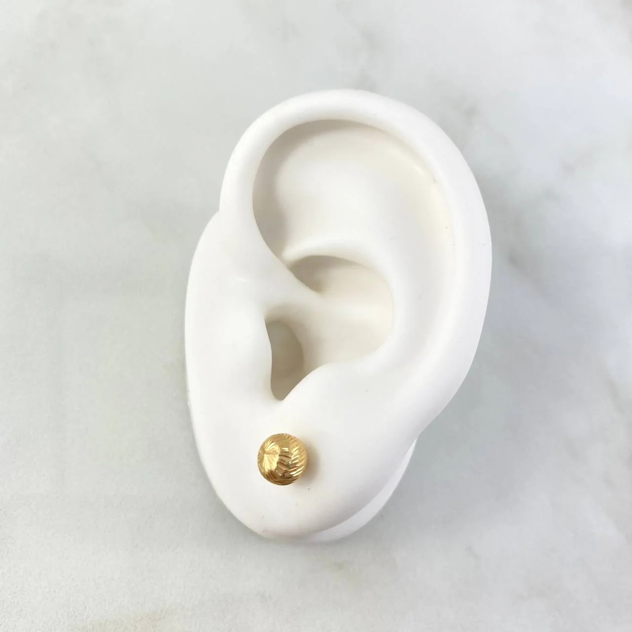Topos Bola Diamantada 0.7 g / 6 mm Oro Amarillo 18K - Image 2