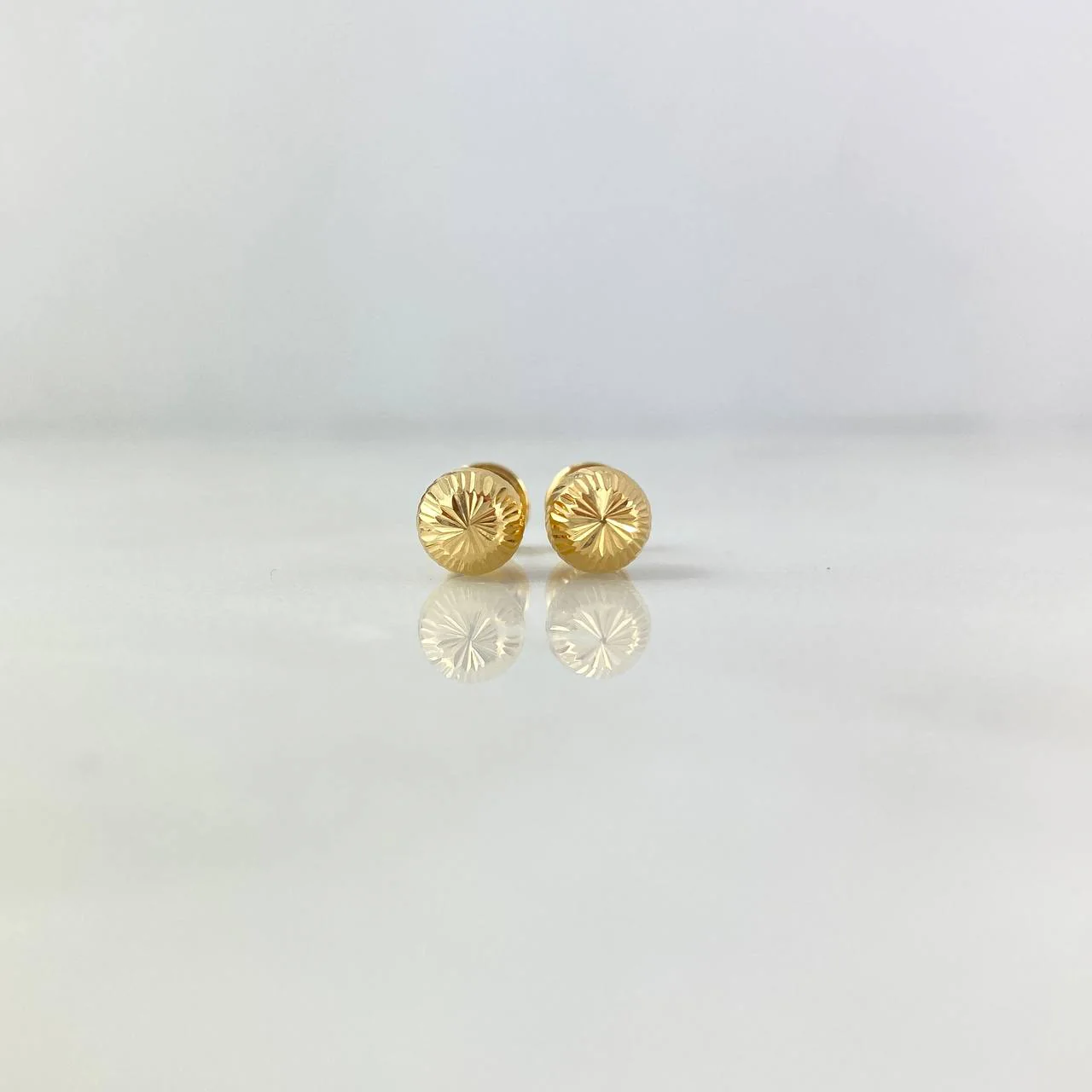 Topos Bola Diamantada 0.75gr / 6mm Oro Amarillo 18K *