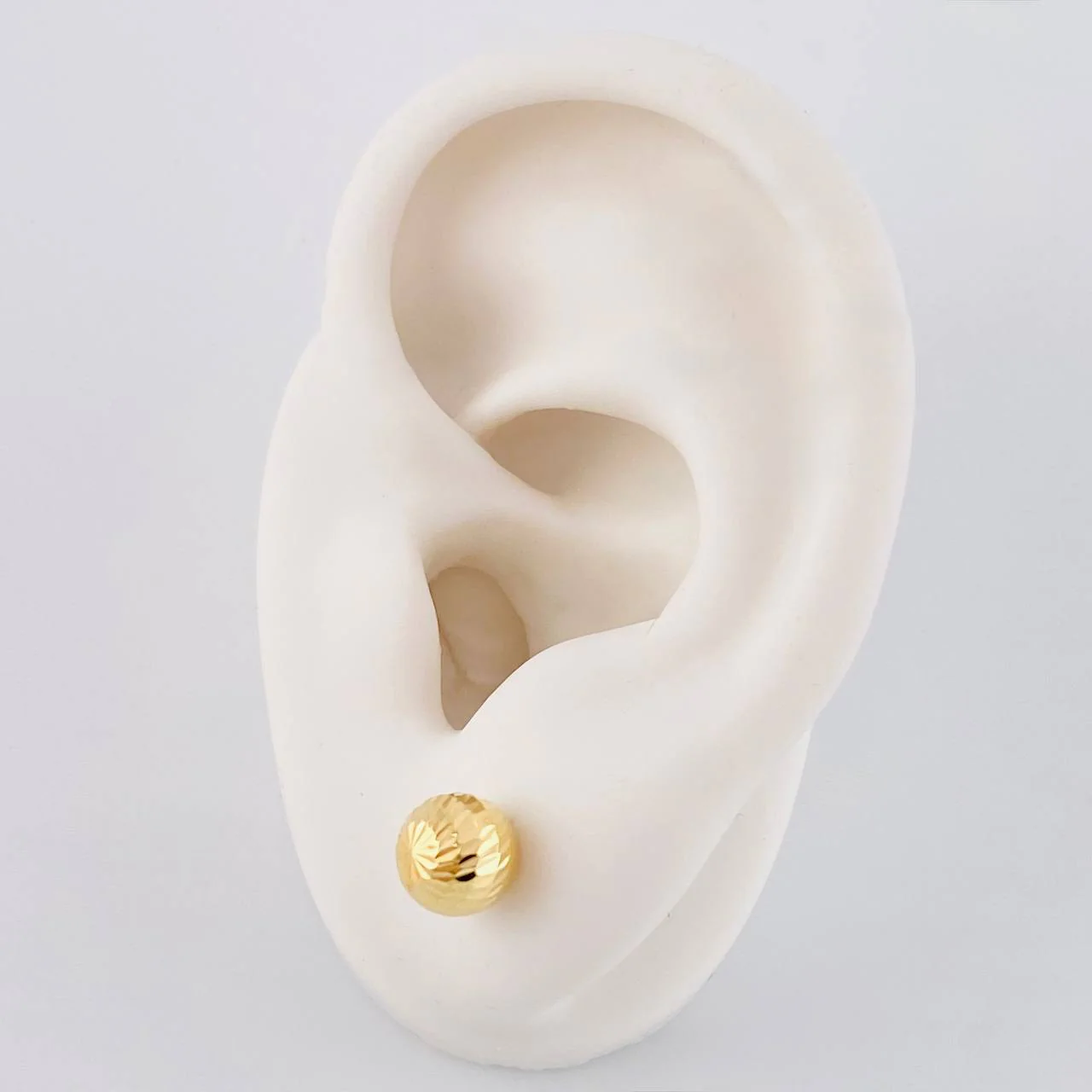 Topos Bola Diamantada 0.95 g / 7 mm Oro Amarillo 18K - Image 2
