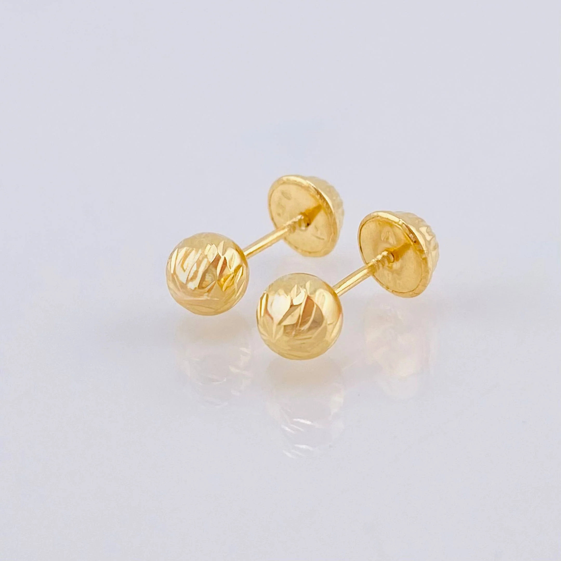 Topos Bola Diamantado 0.55gr / 5mm Oro Amarillo 18K - Image 2