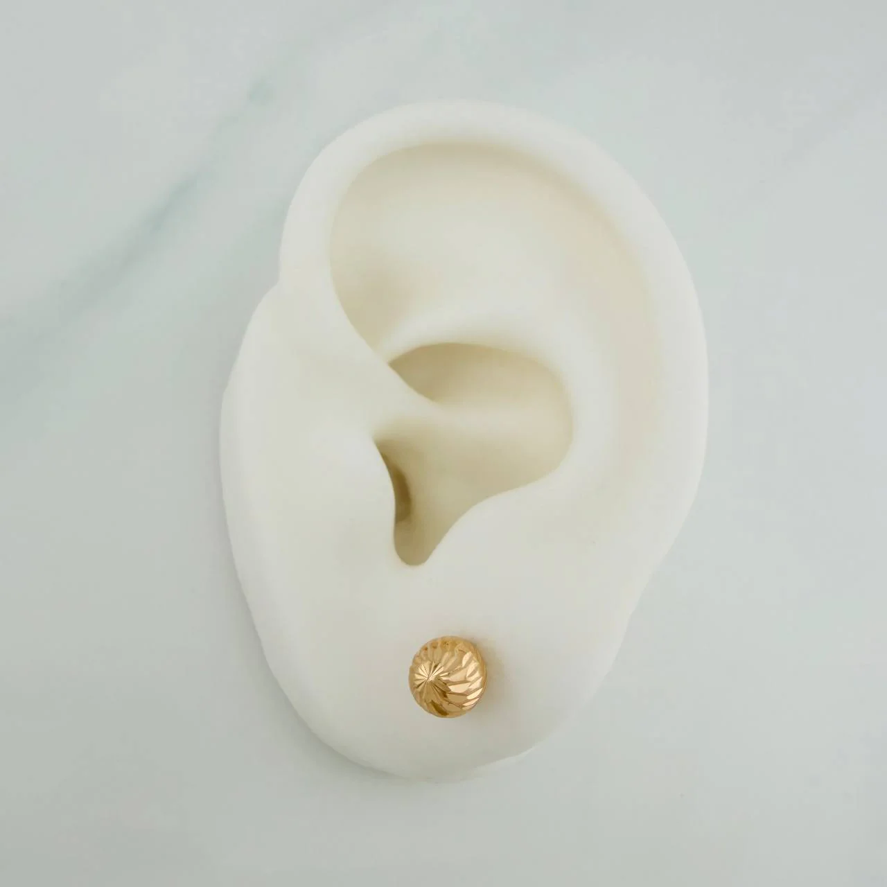 Topos Bola Diamantados 0.7 g / 5 mm Oro Amarillo 18K - Image 4