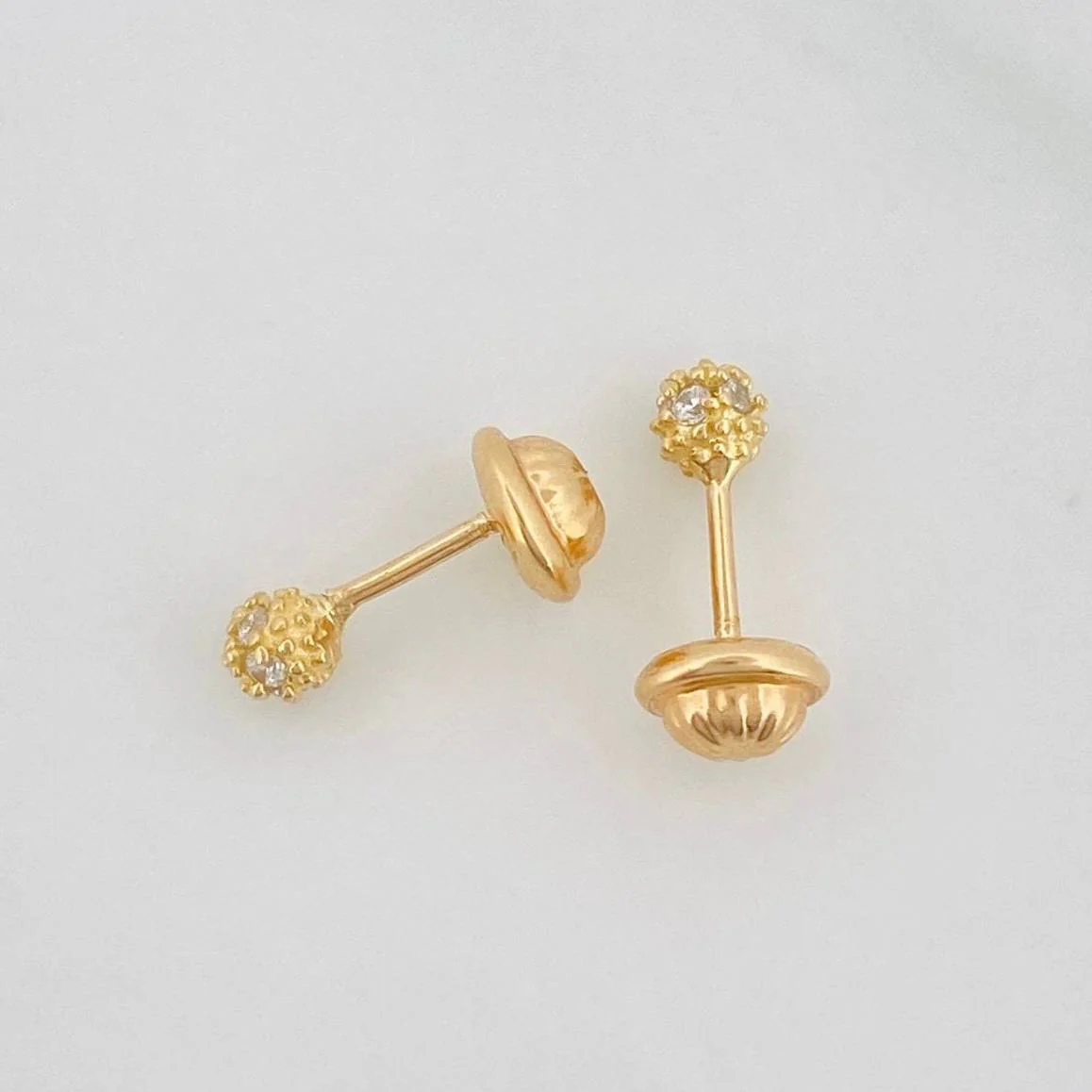 Topos Bola Dorada 0.8 g / 3.4 mm Oro Amarillo 18K - Image 3