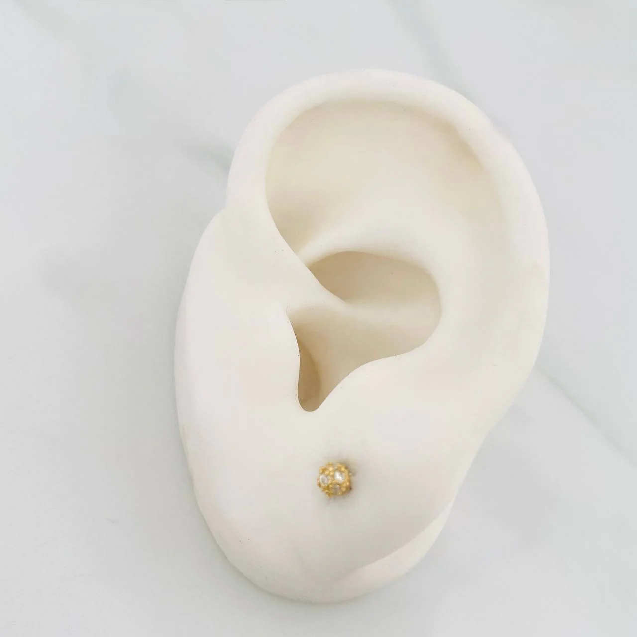 Topos Bola Dorada 0.8 g / 3.4 mm Oro Amarillo 18K - Image 4
