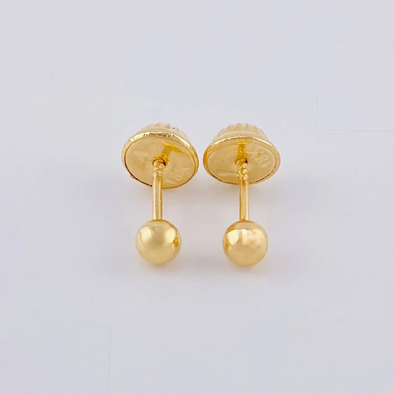 Topos Bola Lisa 0.4 g / 3 mm Oro Amarillo 18K