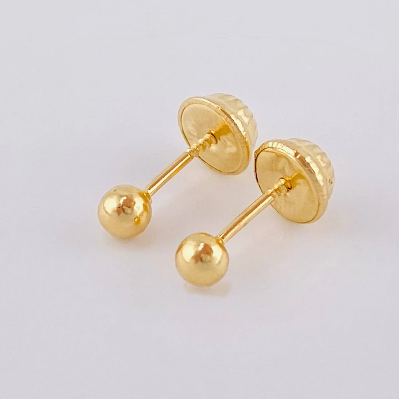 Topos Bola Lisa 0.45 g / 4 mm Oro Amarillo 18K - Image 2