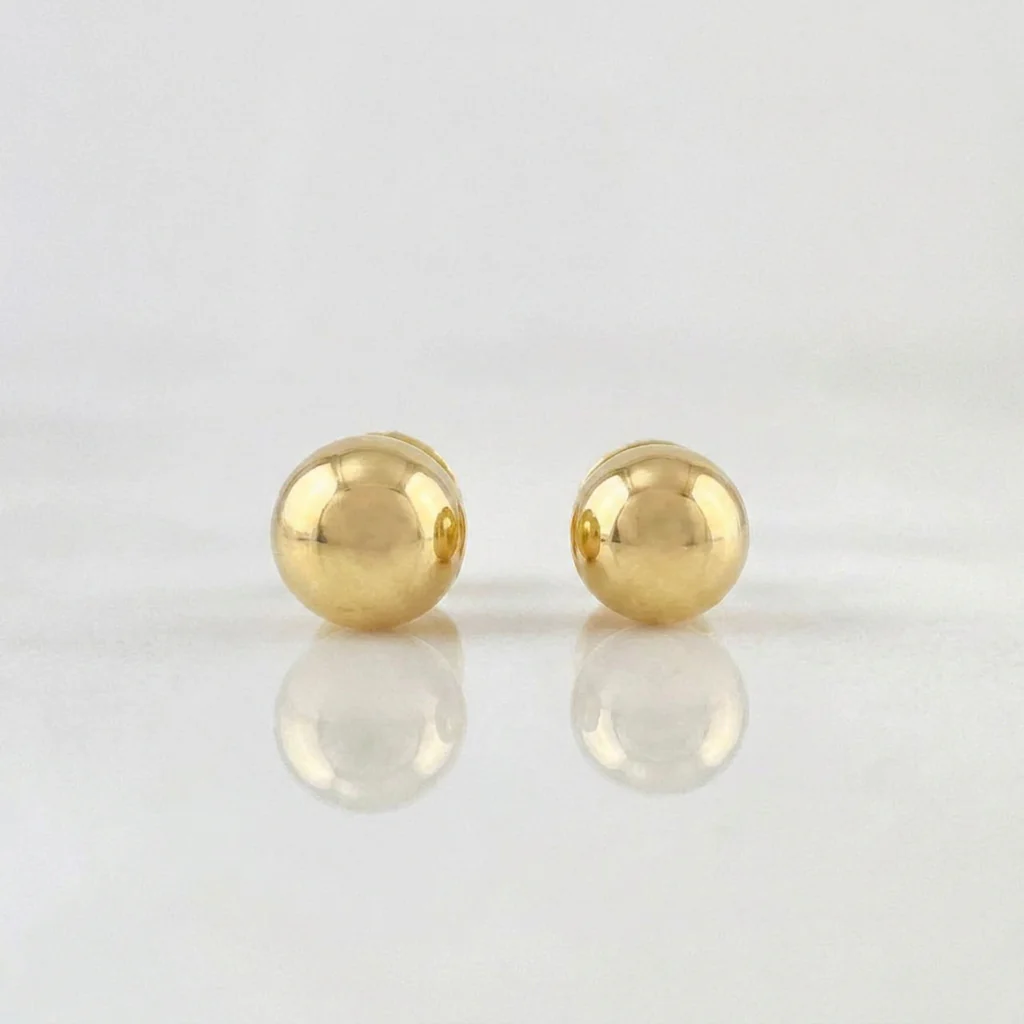 Topos Bola Lisa 0.55 g / 5 mm Oro Amarillo 18K