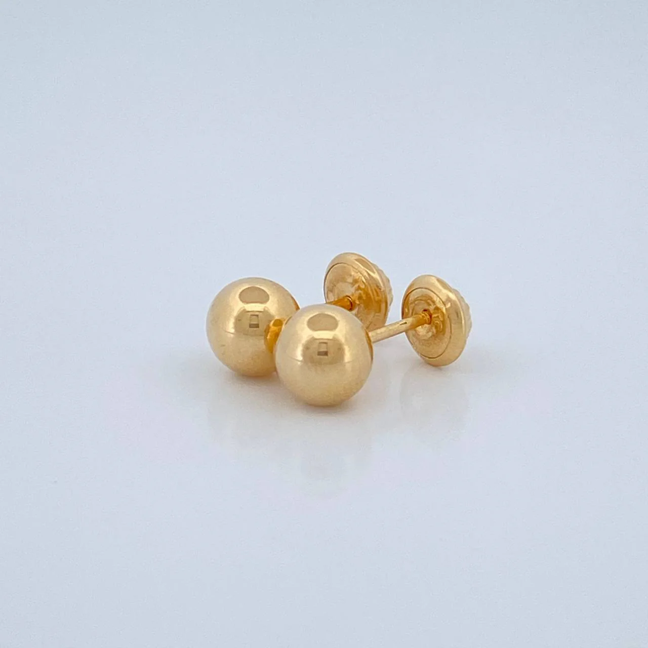 Topos Bola Lisa 0.5gr / 5mm Oro Amarillo 18K % - Image 2