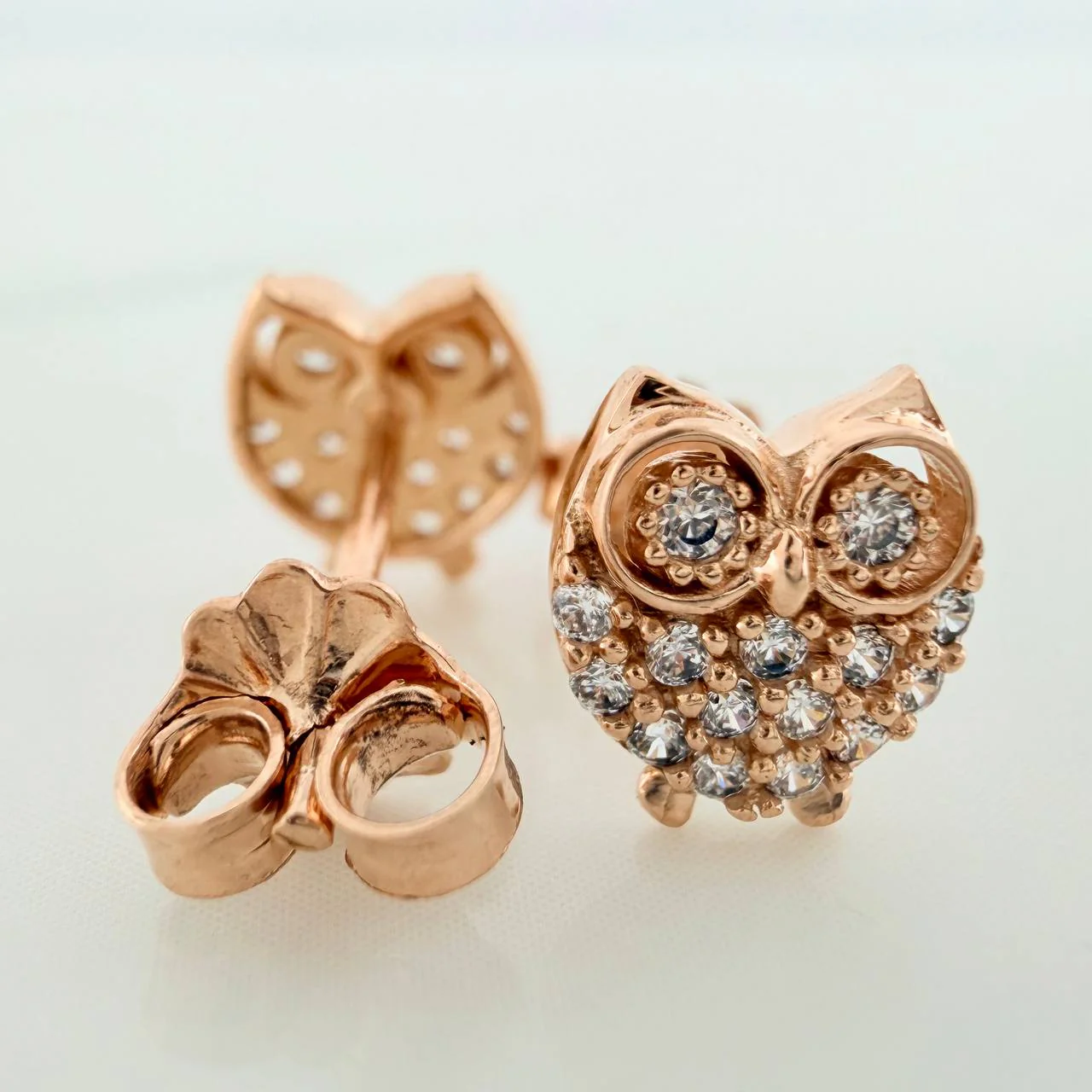 Topos Buho 1.4gr / 7.6mm Oro Rosa 18K % - Image 3