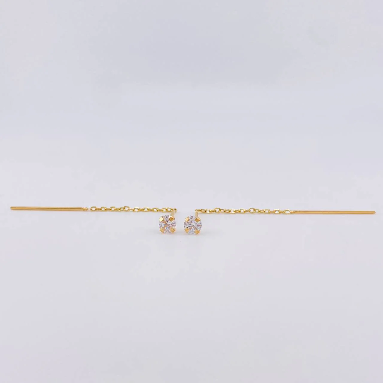 Topos Cadena Largos 1 g / 5.8 cm Oro Amarillo 18K - Image 2
