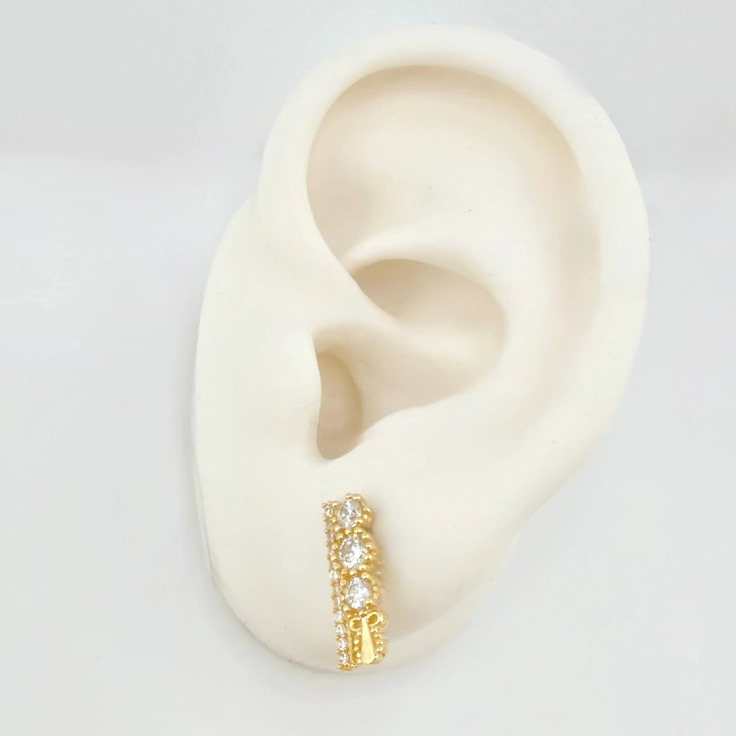 Topos Carril Trio De Liz 2.55gr / 1.5cm / Oro Amarillo 18K - Image 4