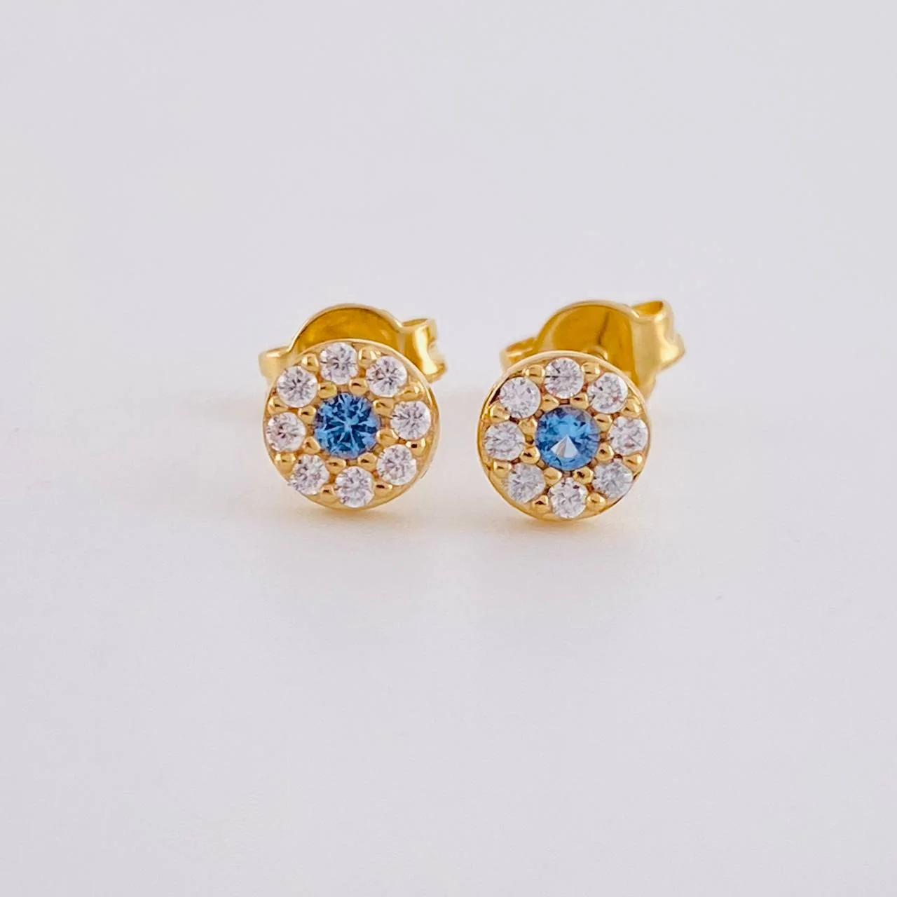 Topos Circular Tupido 1g / 5.4mm Oro Amarillo 18K