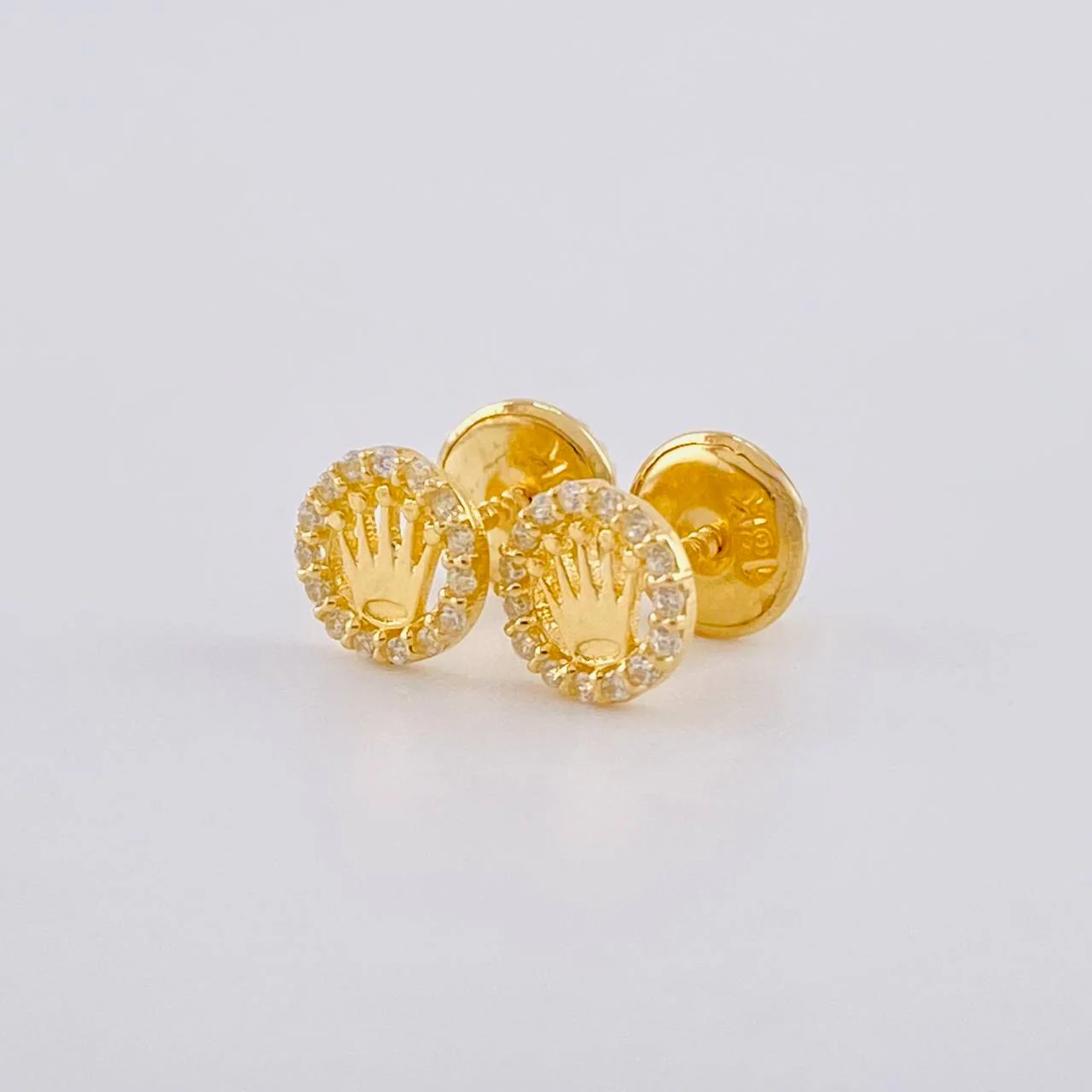 Topos Circulo Corona 0.7g / 5.7mm Oro Amarillo 18K - Image 2