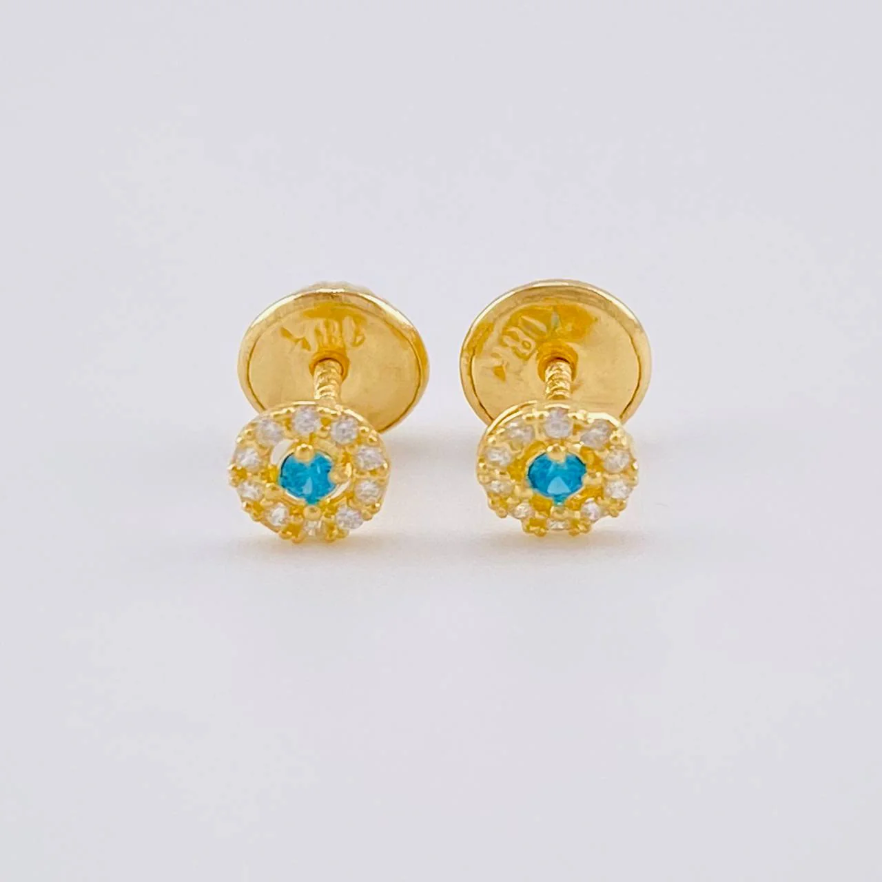 Topos Circulo Halo 0.55 g / 4.4 mm Oro Amarillo 18K