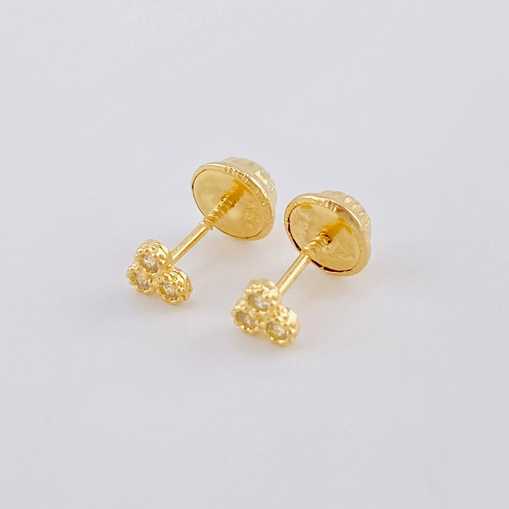 Topos Colmena Triple 0.55gr / 3.7mm Oro Amarillo 18K © - Image 2