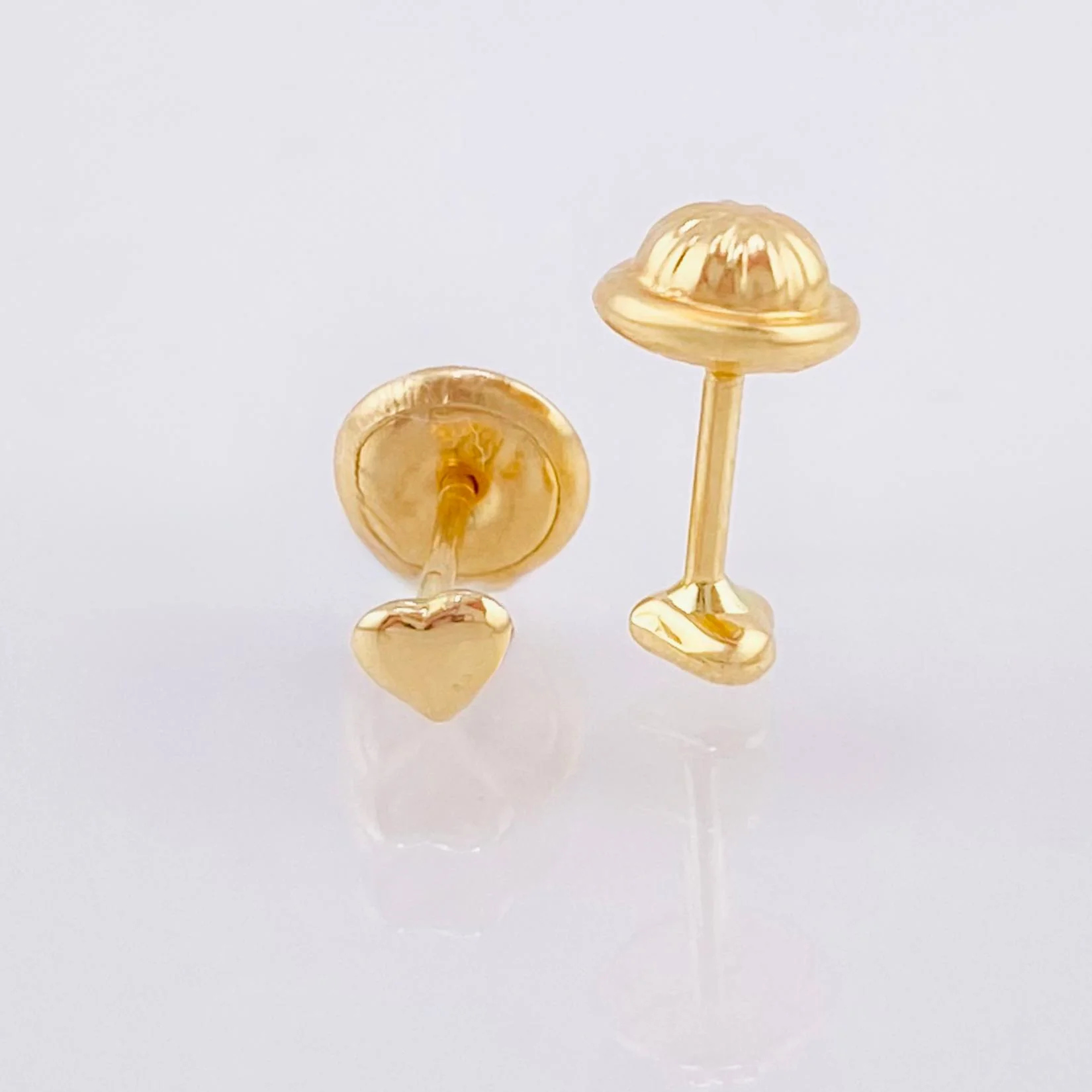 Topos Corazón 0.45gr / 3mm Oro Amarillo 18K - Image 2