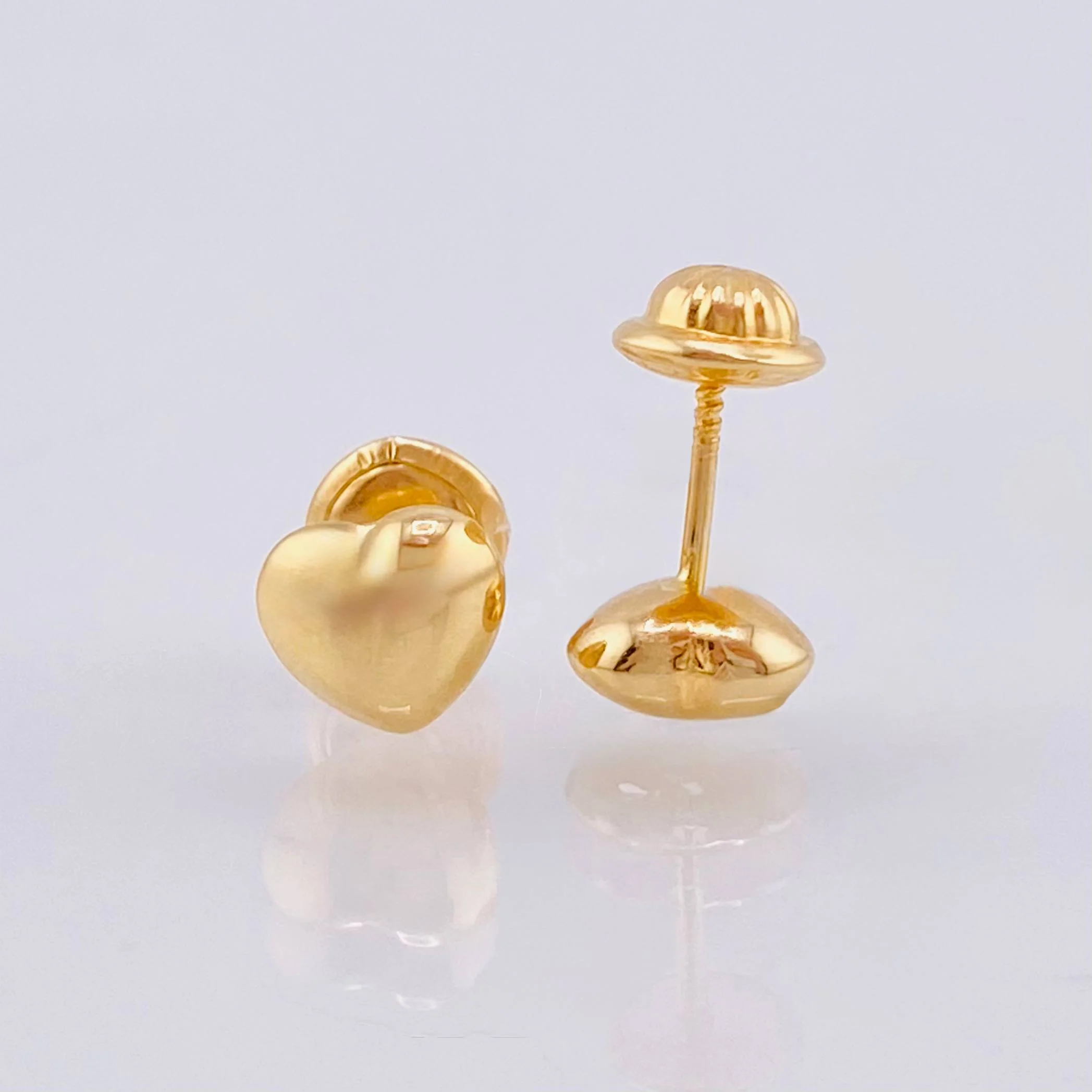 Topos Corazón 0.65gr / 6.1mm Oro Amarillo 18K © - Image 2