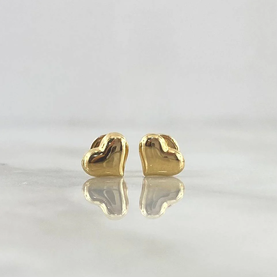 Topos Corazón 0.65gr / 6mm Oro Amarillo 18K *