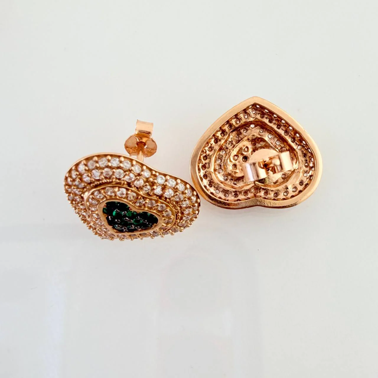 Topos Corazon 4.45gr / 13.65mm Dos Oros Negro Rosa 18K % - Image 3
