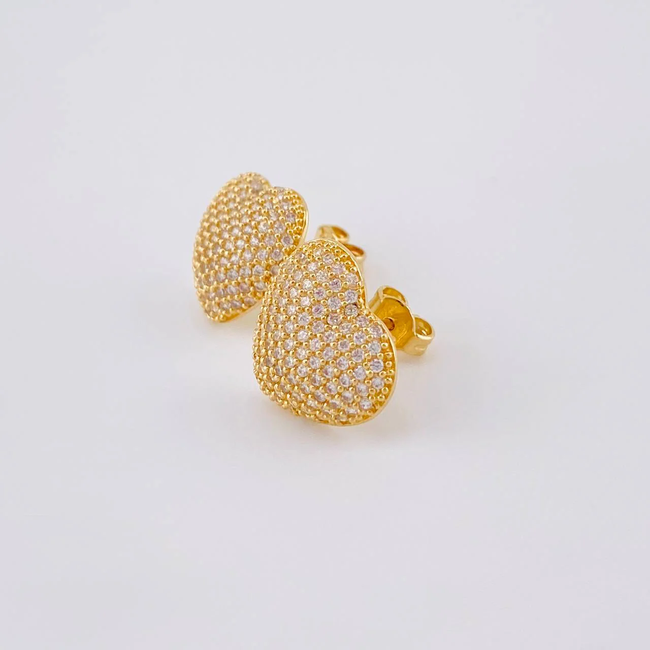 Topos Corazón Abultado 3.45 g / 14.2 mm Oro Amarillo 18K - Image 4