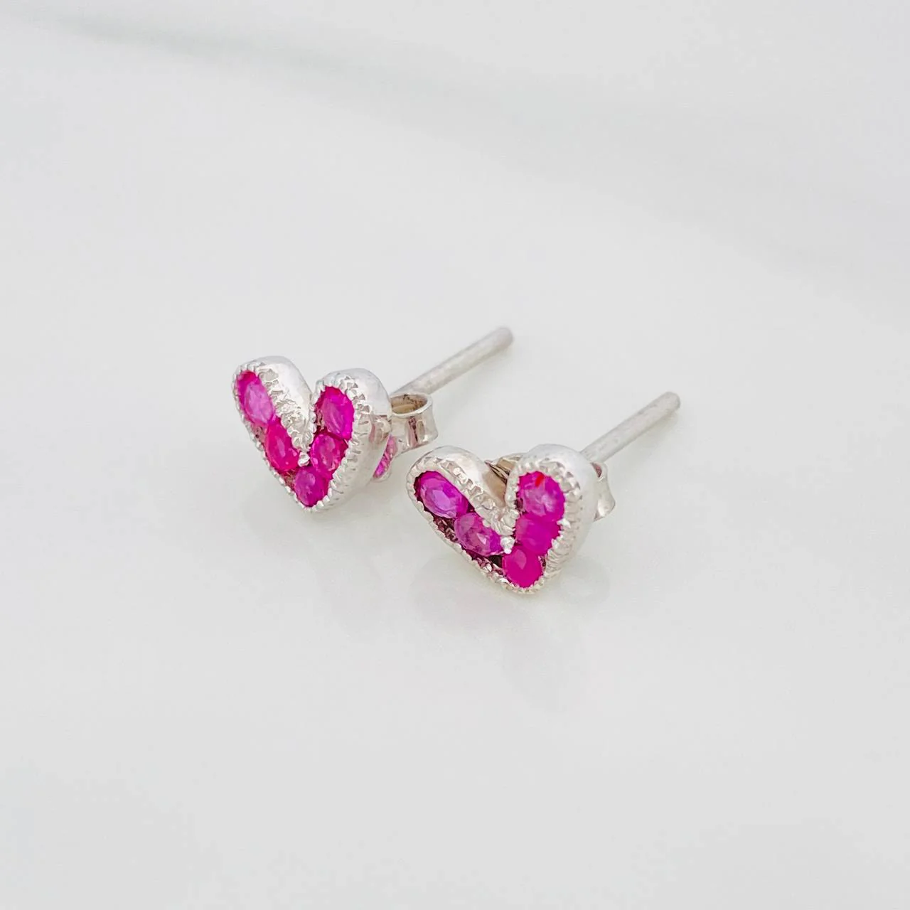 Topos Corazon Rubies 40Pts 1.1 g / 4 mm Plata 925 - Image 3