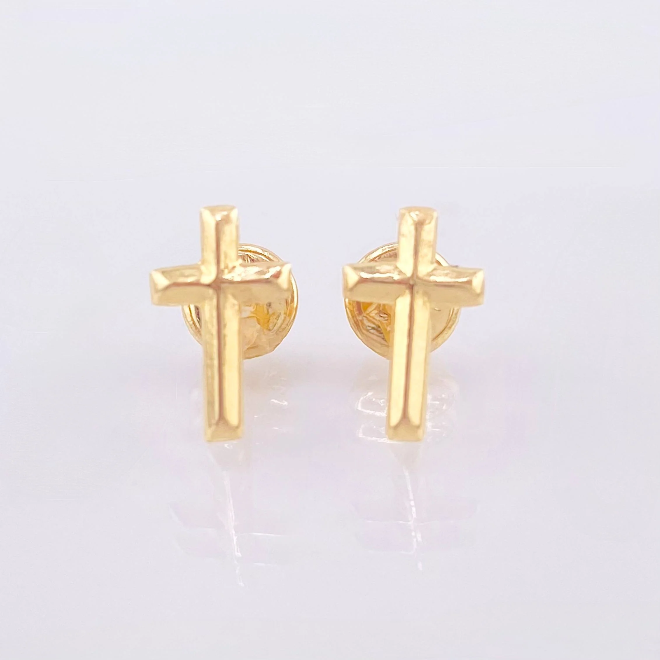 Topos Crúz 0.55gr / 1cm / Oro Amarillo 18K *
