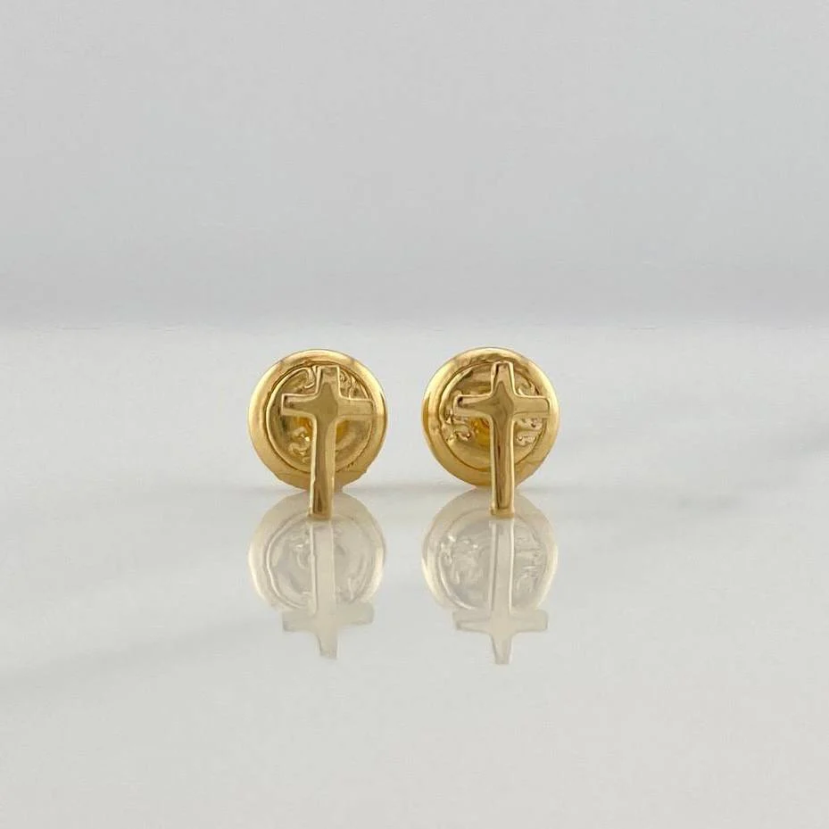 Topos Cruz 0.55gr / 5.59mm Oro Amarillo 18K &