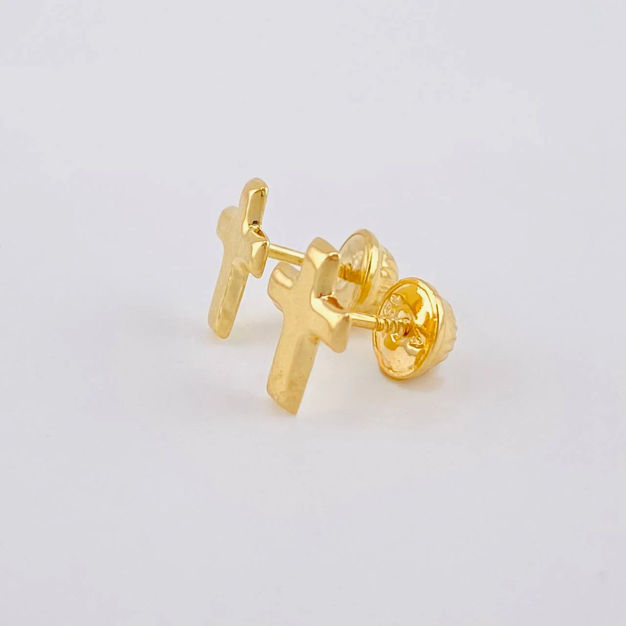 Topos Cruz Lisa 0.6 g / 9 mm Oro Amarillo 18K - Image 4