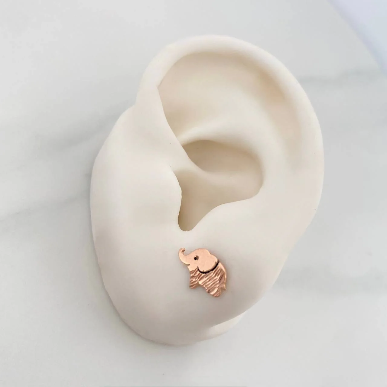 Topos Elefantes 0.95 g / 10.6 mm Oro Rosa 18K - Image 4
