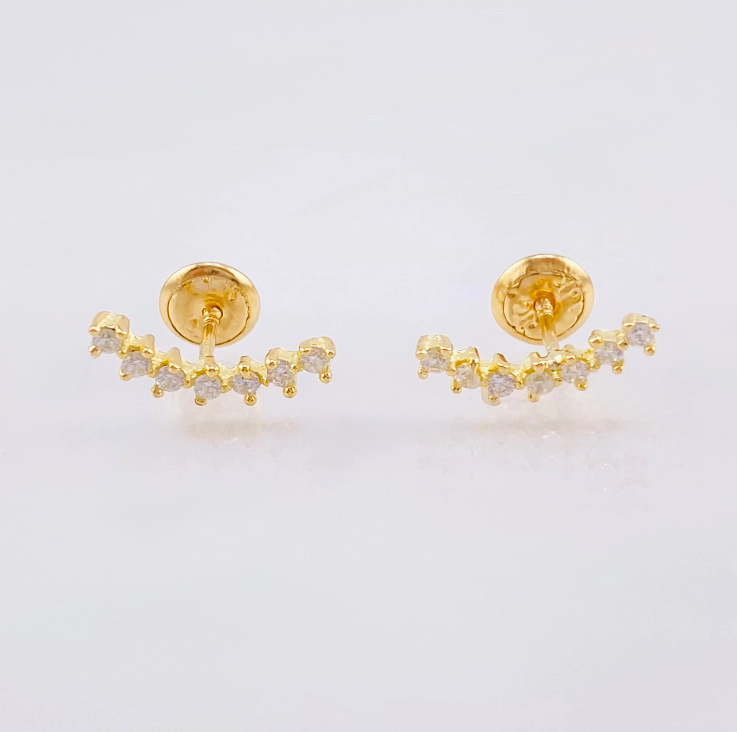 Topos Estela 1.05gr / 1.05cm / Oro Amarillo 18K