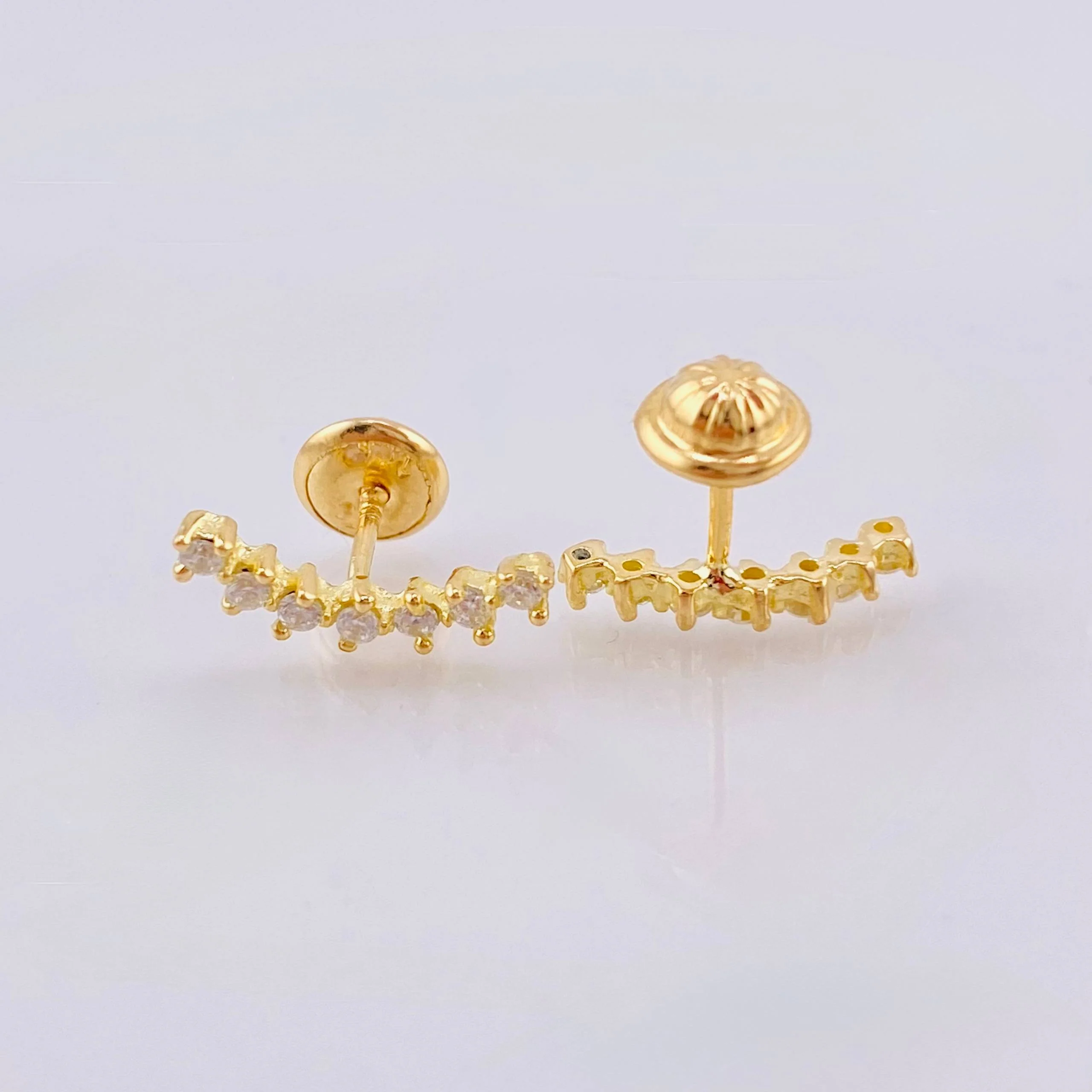 Topos Estela 1.05gr / 1.05cm / Oro Amarillo 18K - Image 3