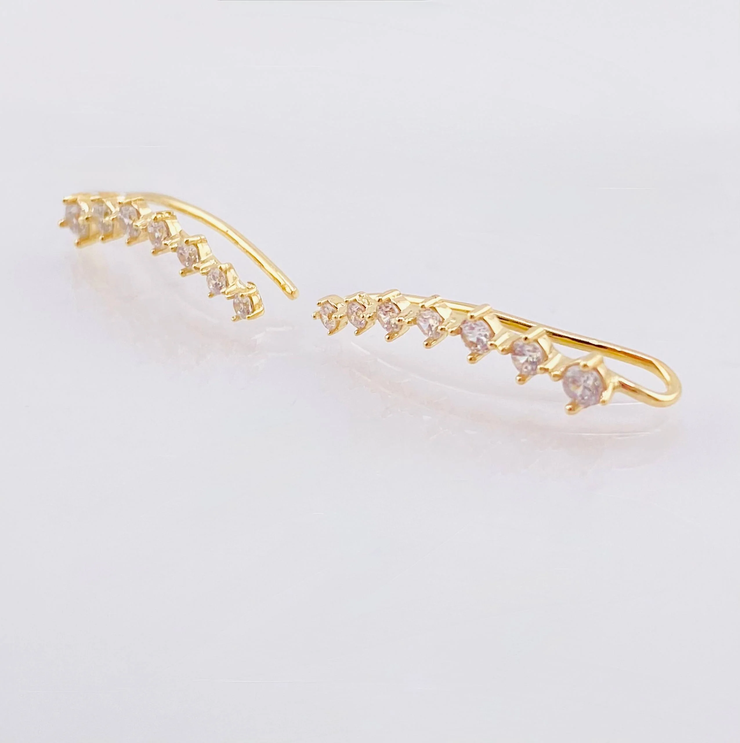 Topos Estela De Estrellas 1.9gr / 2.5cm / Oro Amarillo 18K * - Image 2