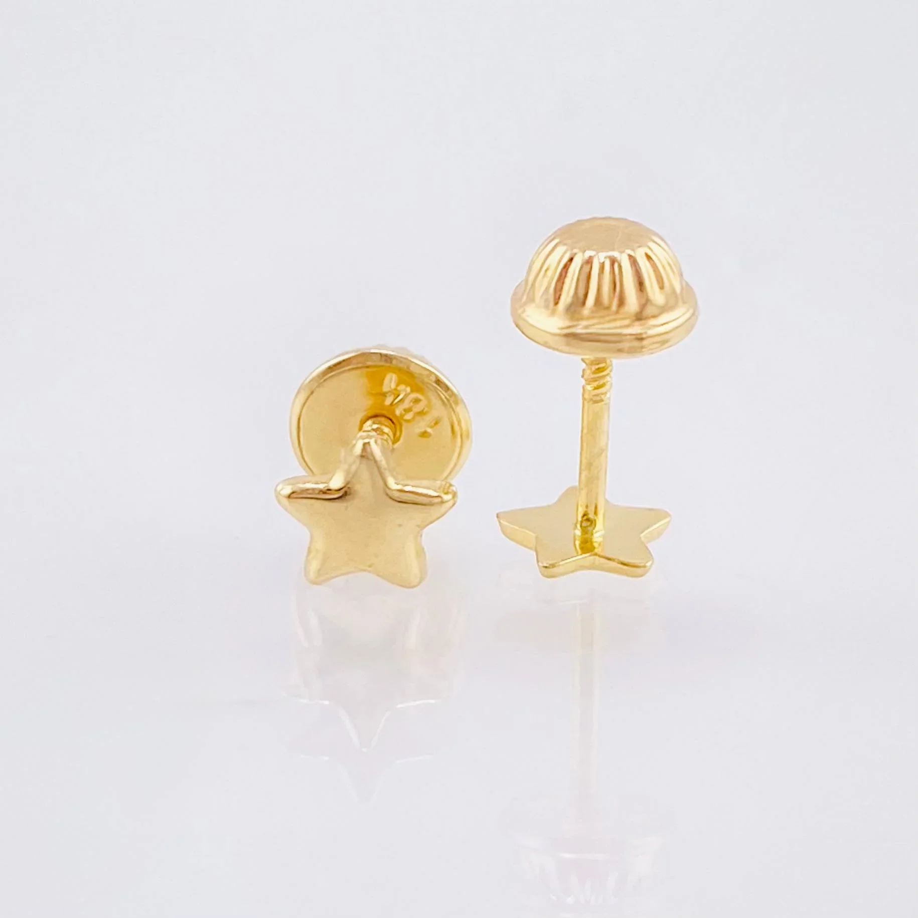 Topos Estrella 0.4 g / 4 mm Oro Amarillo 18K - Image 3