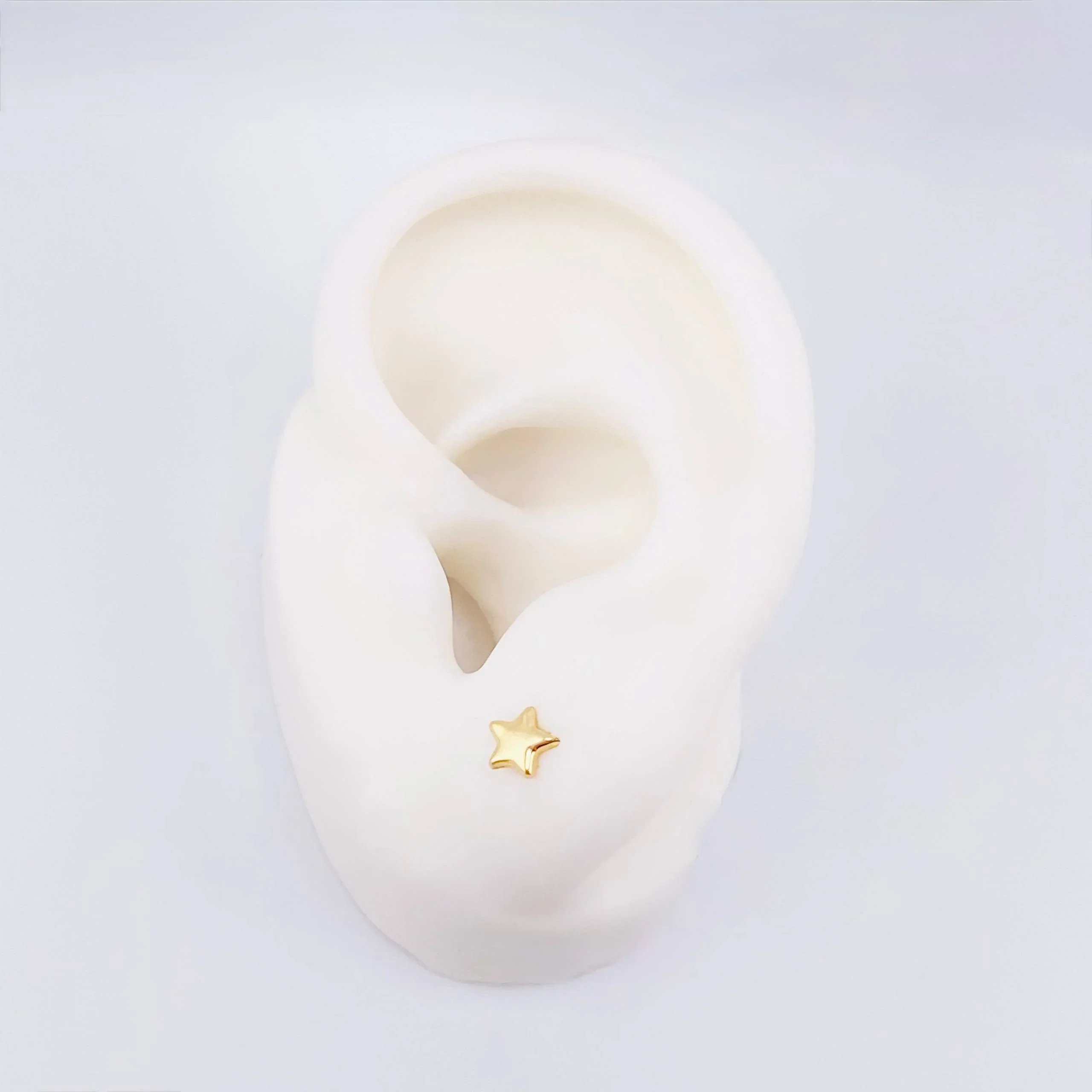 Topos Estrella 0.4 g / 4 mm Oro Amarillo 18K - Image 4
