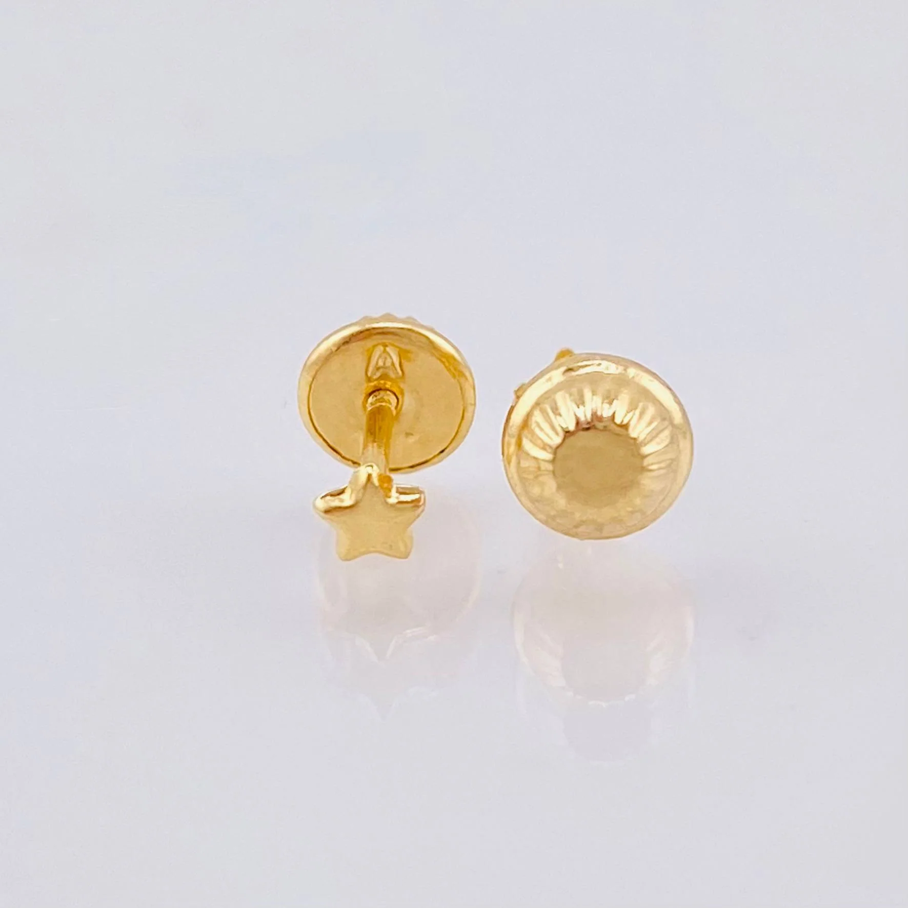 Topos Estrella 0.4gr / 3.3mm Oro Amarillo 18K - Image 3