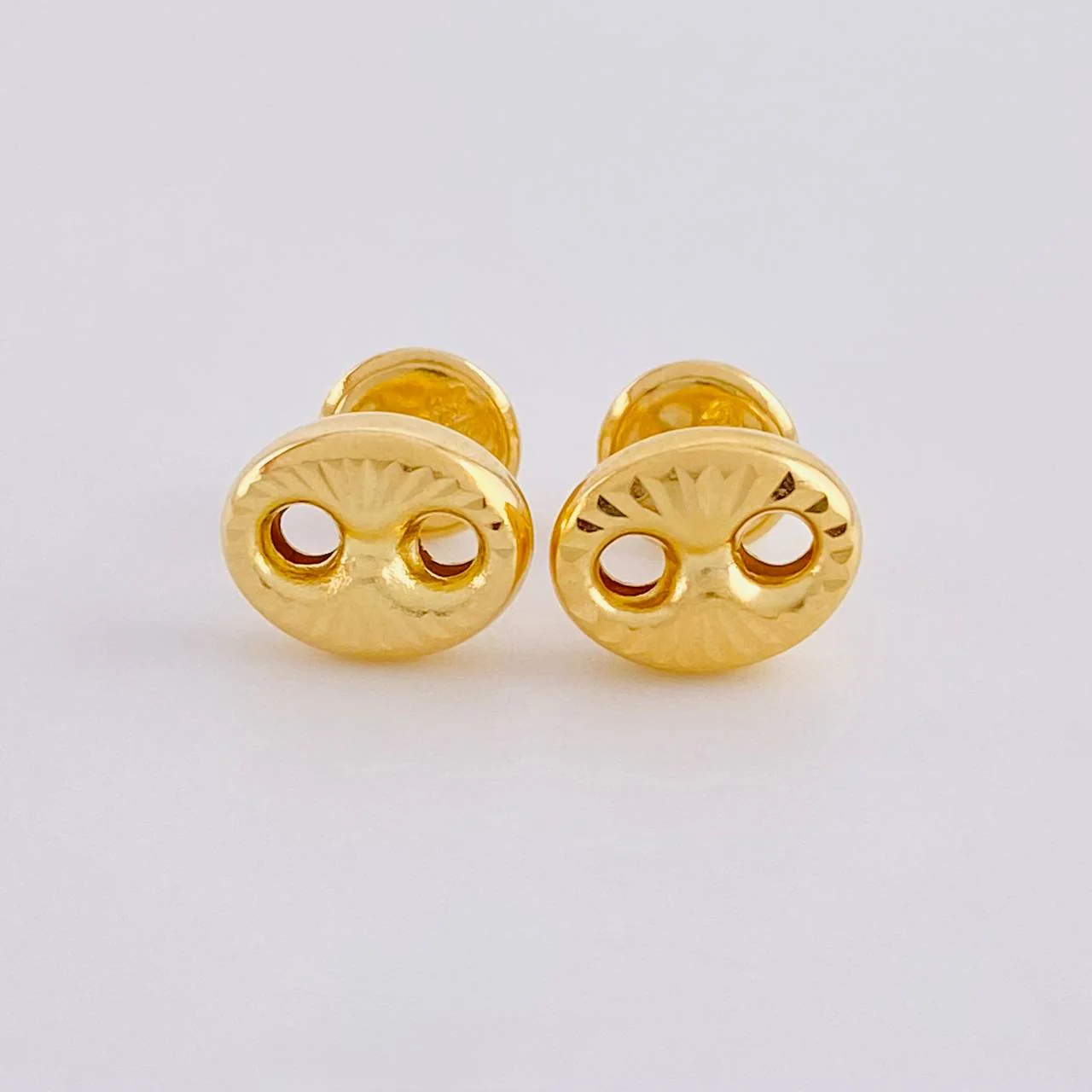 Topos Gc Diamantado 0.75 g / 6.4 mm Oro Amarillo 18K