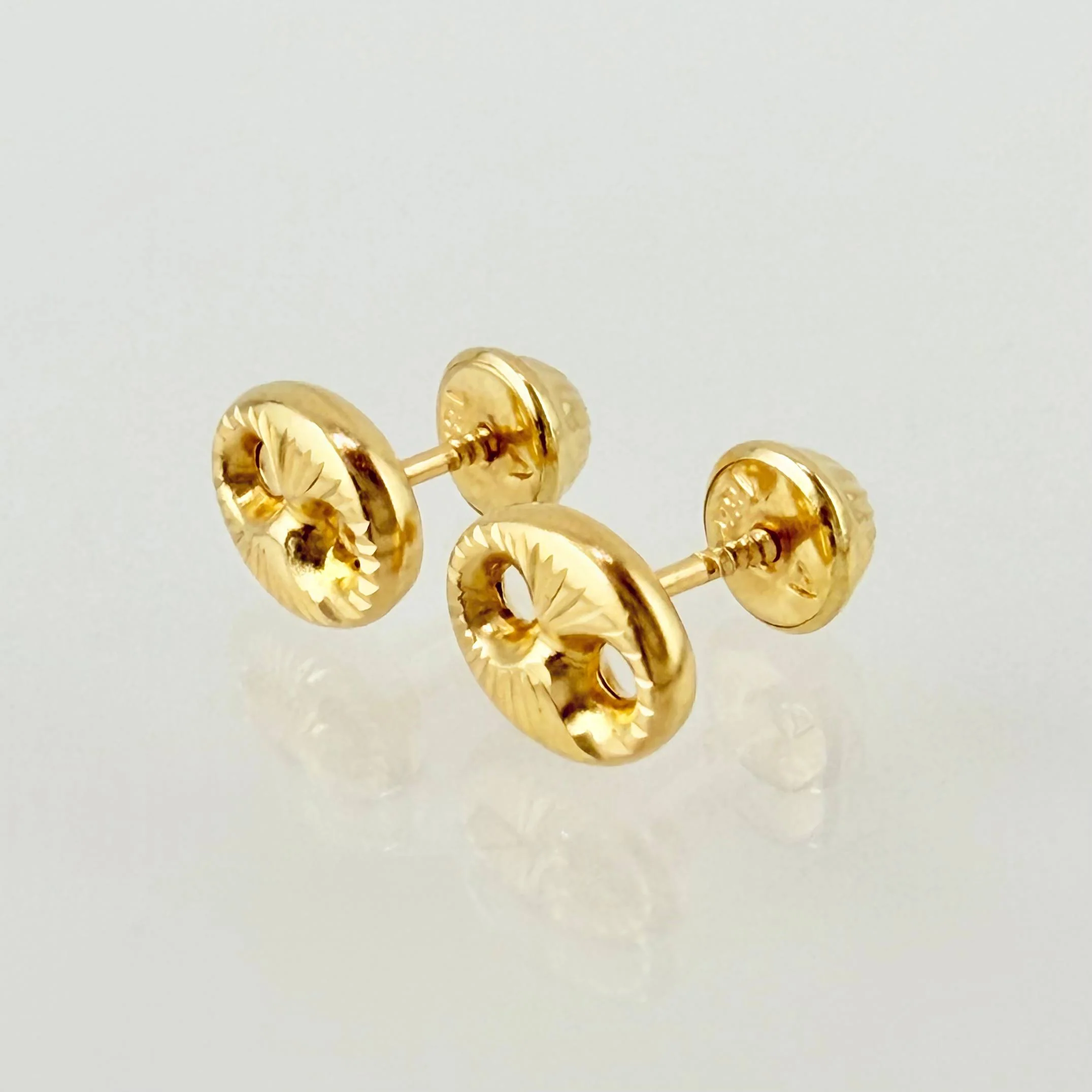 Topos GC Diamantado 0.75gr / 8mm Oro Amarillo 18K - Image 2