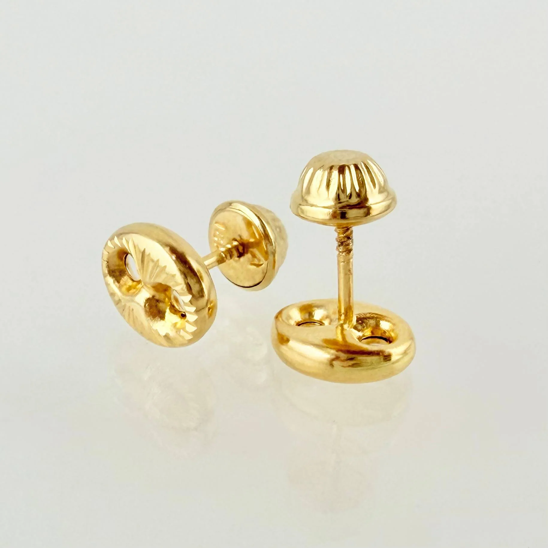 Topos GC Diamantado 0.75gr / 8mm Oro Amarillo 18K - Image 3