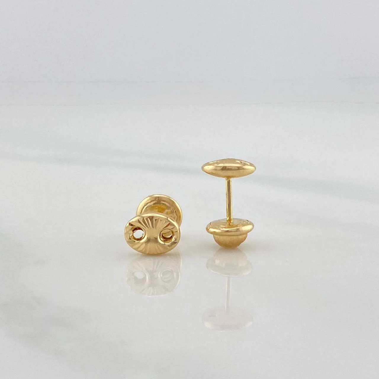 Topos Gc Diamantados 0.65 g / 4.95 mm Oro Amarillo 18K - Image 2