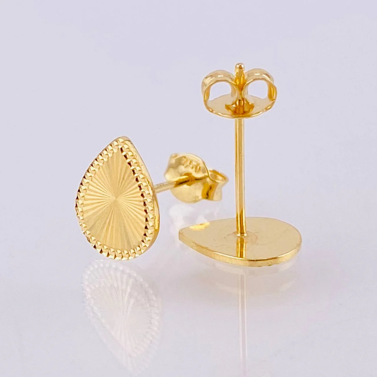 Topos Gota Diamantada 0.85gr / 7.9mm Oro Amarillo 18K * - Image 4