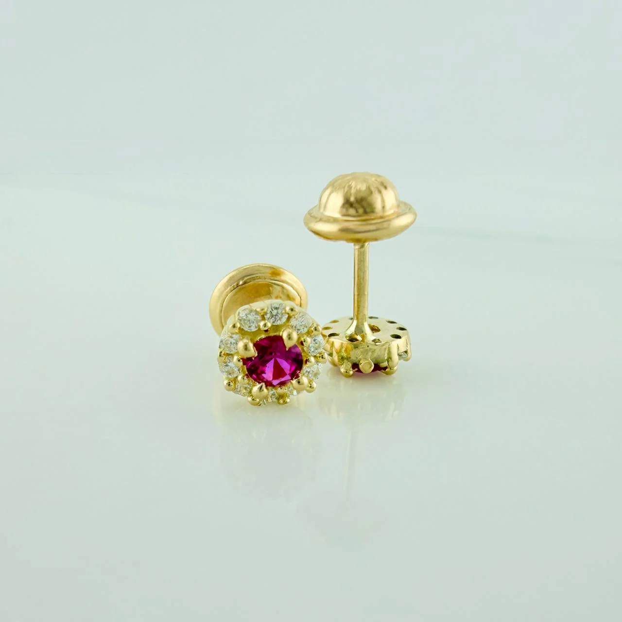 Topos Halo 1.1gr / 5.4mm Oro Amarillo 18K & - Image 2