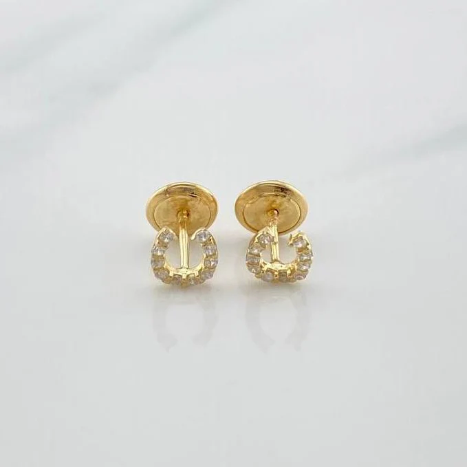 Topos Herradura 0.7gr / 5.56mm Oro Amarillo 18K
