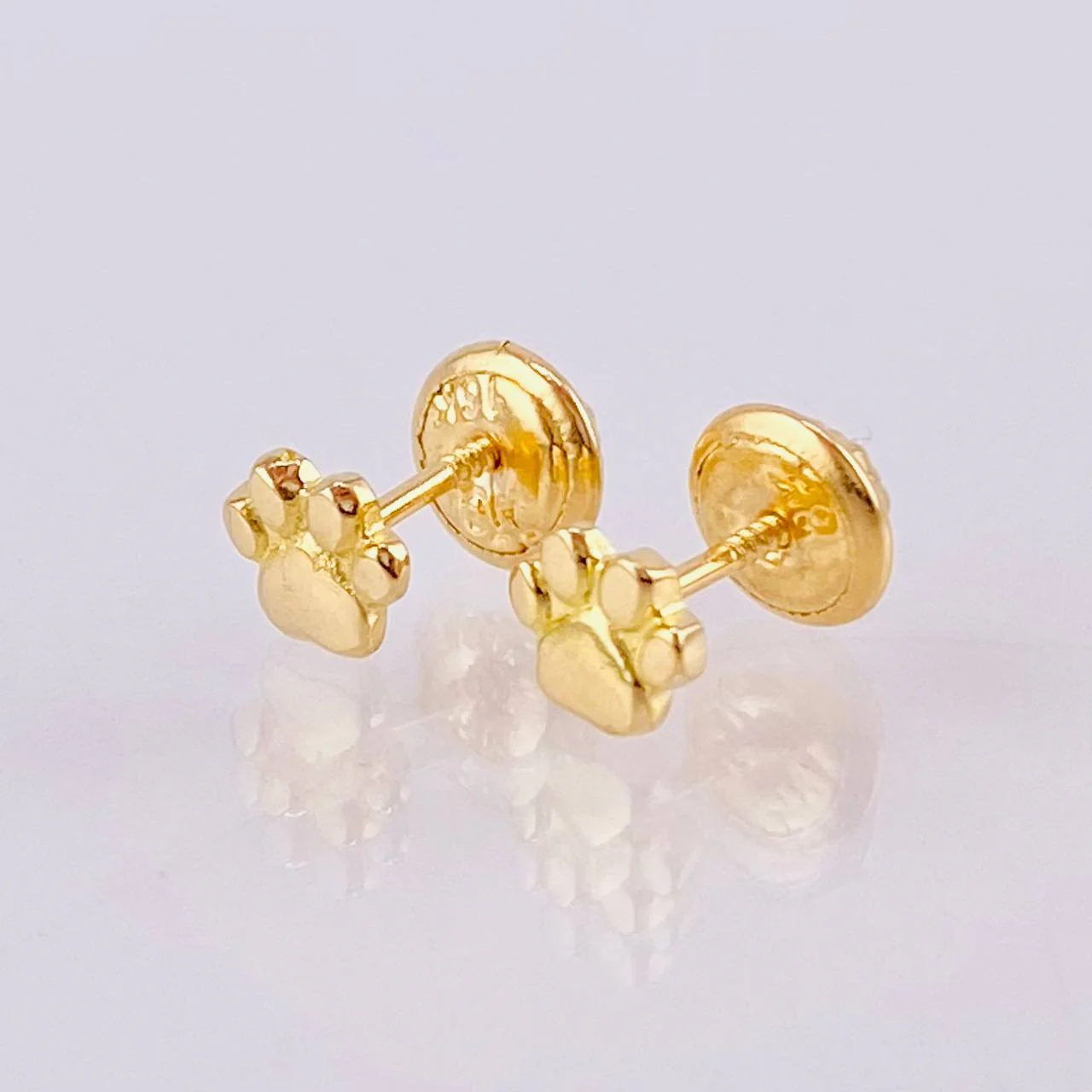 Topos Huella 0.95gr / 5mm Oro Amarillo 18K - Image 3