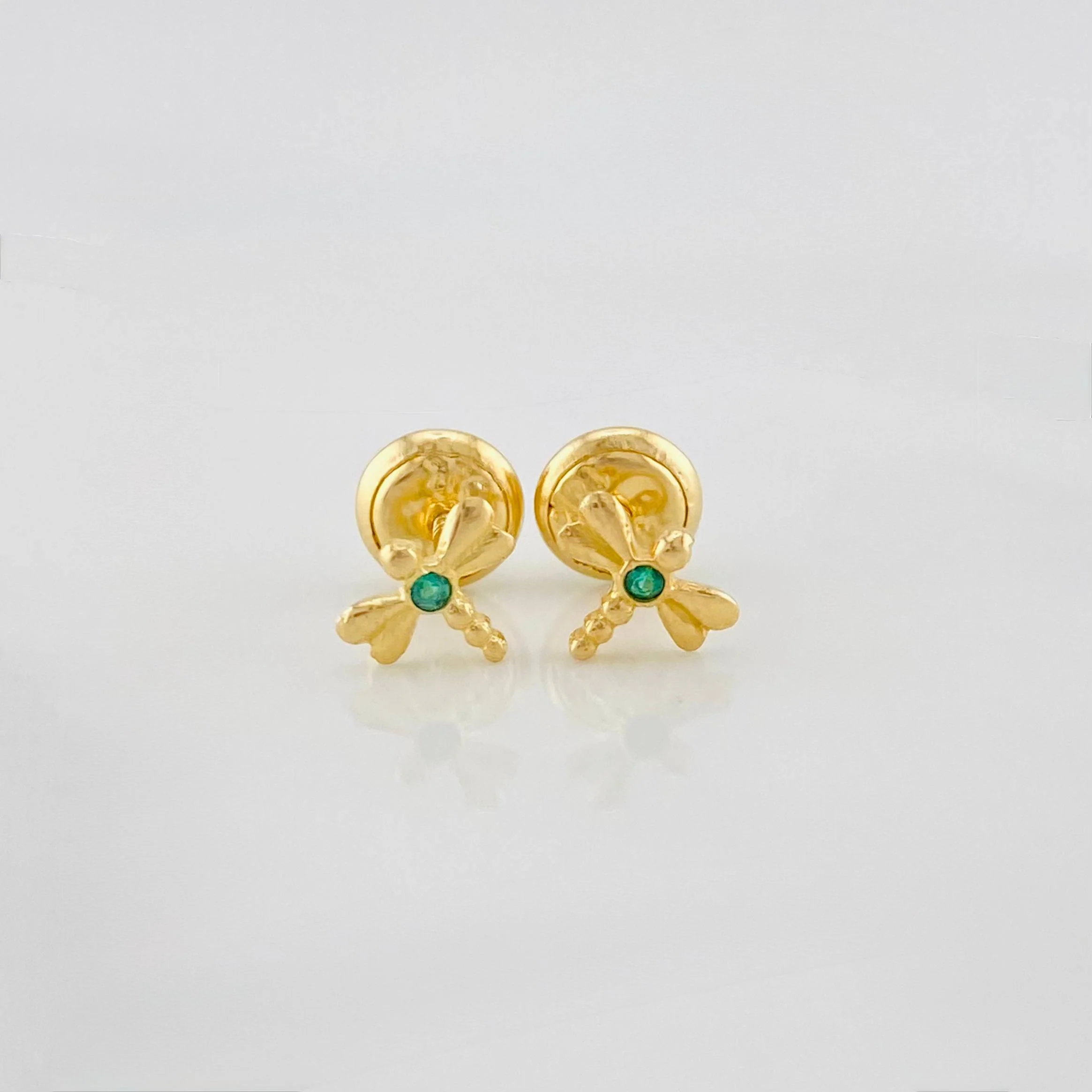 Topos Libelula 0.7 g / 5.52 mm Oro Amarillo 18K