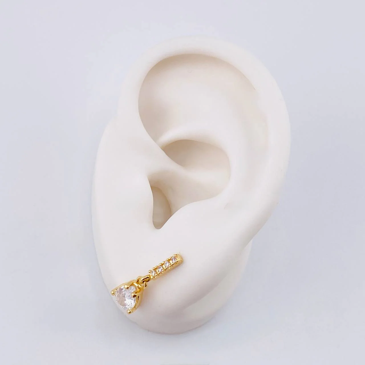 Topos Linea Lluvia 2.85 g / 1.9 cm Oro Amarillo 18K - Image 4