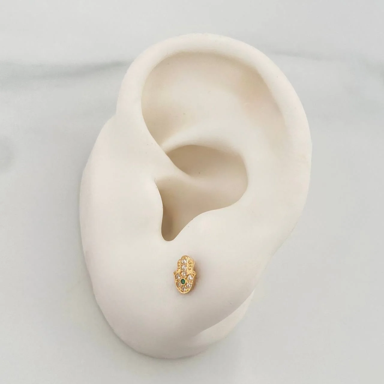 Topos Mano Hamsa 0.8 g / 6.6 mm Oro Amarillo 18K - Image 4